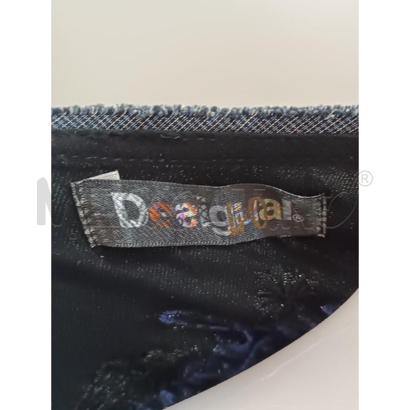 VESTITO DONNA DESIGUAL SMANICATO BLU RIGHE E FANTASIE  | Mercatino dell'Usato Torino tenivelli 5