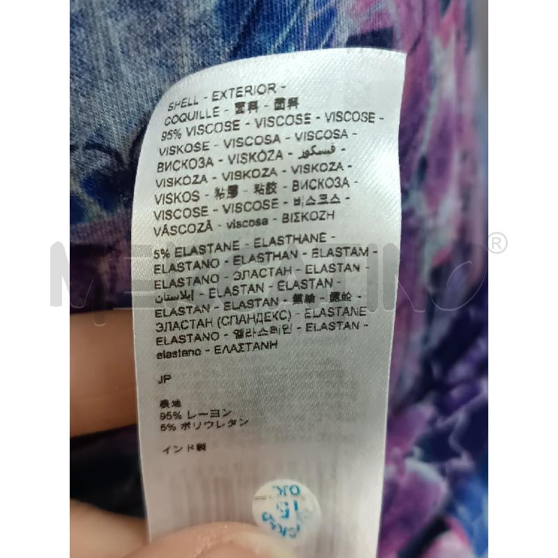 VESTITO DONNA DESIGUAL VIOLA ROSA BLU | Mercatino dell'Usato Torino tenivelli 4