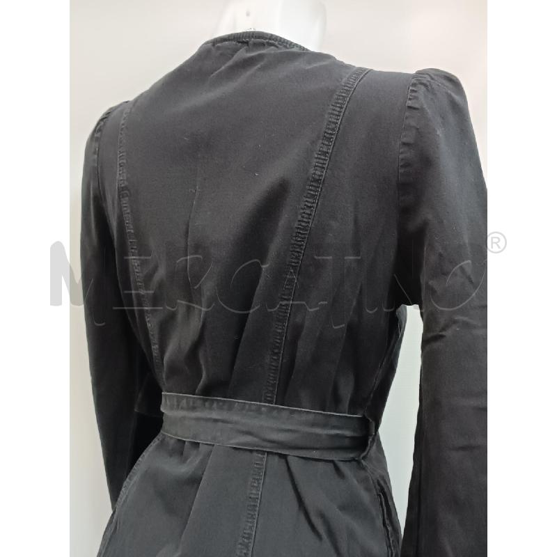 VESTITO DONNA DI JEANS NERO MANICA LUNGA  | Mercatino dell'Usato Torino tenivelli 3