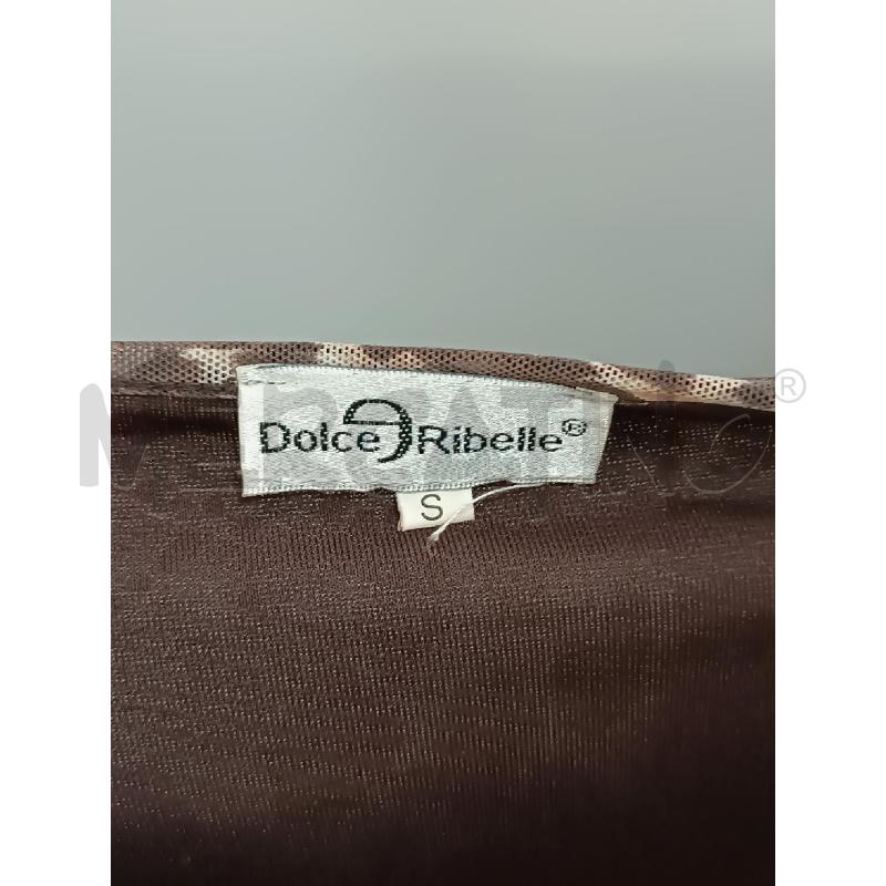 VESTITO DONNA DOLCE RIBELLE BRETELLE MARRONE MACULATO | Mercatino dell'Usato Torino tenivelli 5