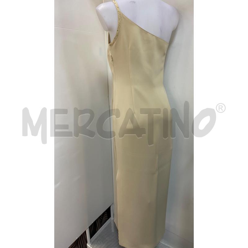 VESTITO DONNA DREAM BEIGE LUNGO BRETALLA MONOSPALLA | Mercatino dell'Usato Torino tenivelli 3