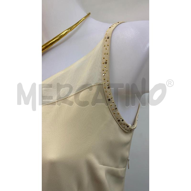 VESTITO DONNA DREAM BEIGE LUNGO BRETALLA MONOSPALLA | Mercatino dell'Usato Torino tenivelli 4