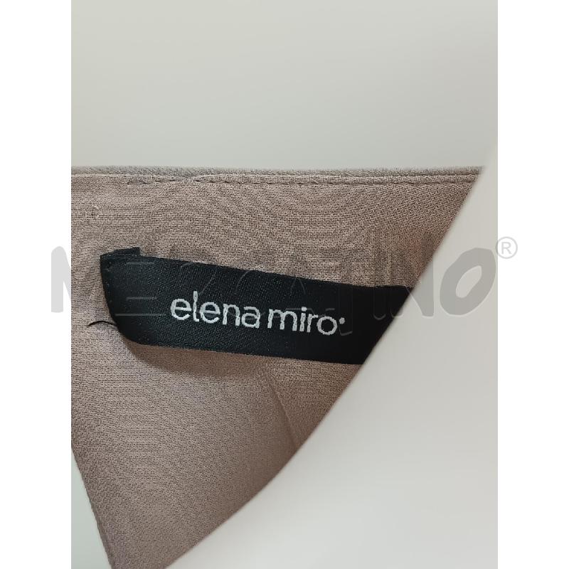 VESTITO DONNA ELENA MIRO GRIGIO FONDO VOLLANT ROSA SMANICATO  | Mercatino dell'Usato Torino tenivelli 5