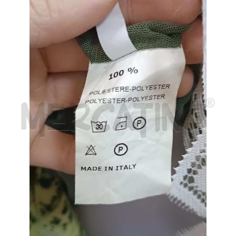 VESTITO DONNA ELEONORA AMADEI VERDE NERO BRETELLE  | Mercatino dell'Usato Torino tenivelli 4