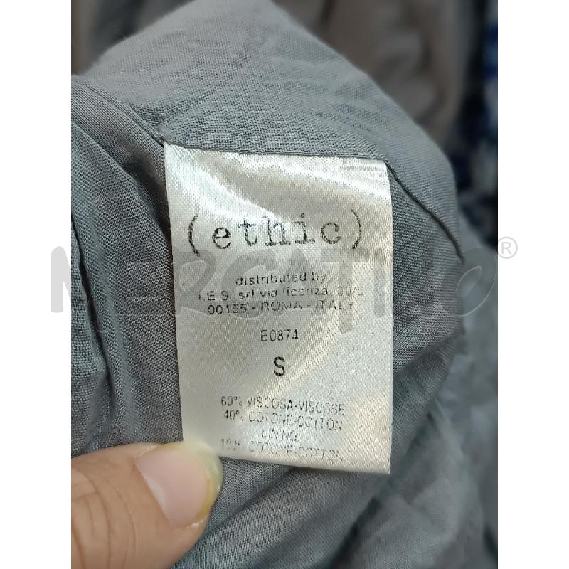 VESTITO DONNA ETHIC BEIGE GRIGIO BRETELLE LUNGO  | Mercatino dell'Usato Torino tenivelli 5