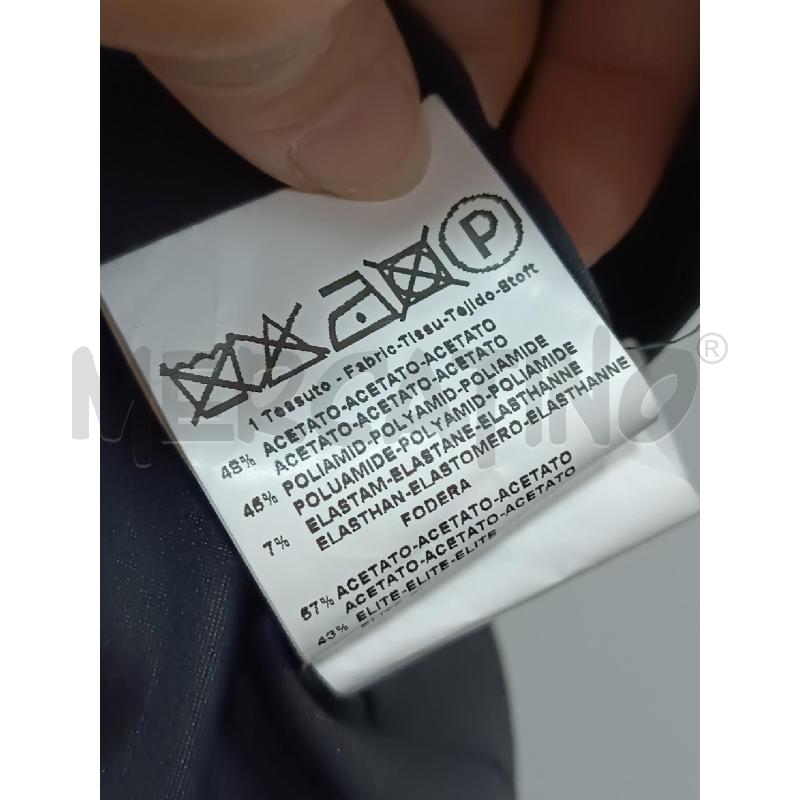 VESTITO DONNA GATTINONI NERO PIZZO GRIGIO IN ALTO BRETELLE   | Mercatino dell'Usato Torino tenivelli 4