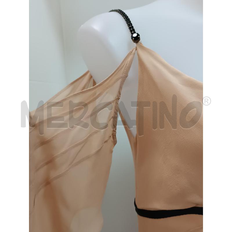 VESTITO DONNA GATTINONI SETA COLORE CIPRIA | Mercatino dell'Usato Torino tenivelli 2