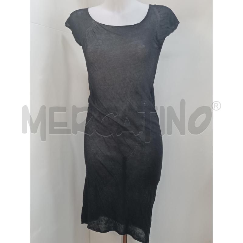 VESTITO DONNA GOTHA NERO SMANICATO DI MAGLIA | Mercatino dell'Usato Torino tenivelli 1