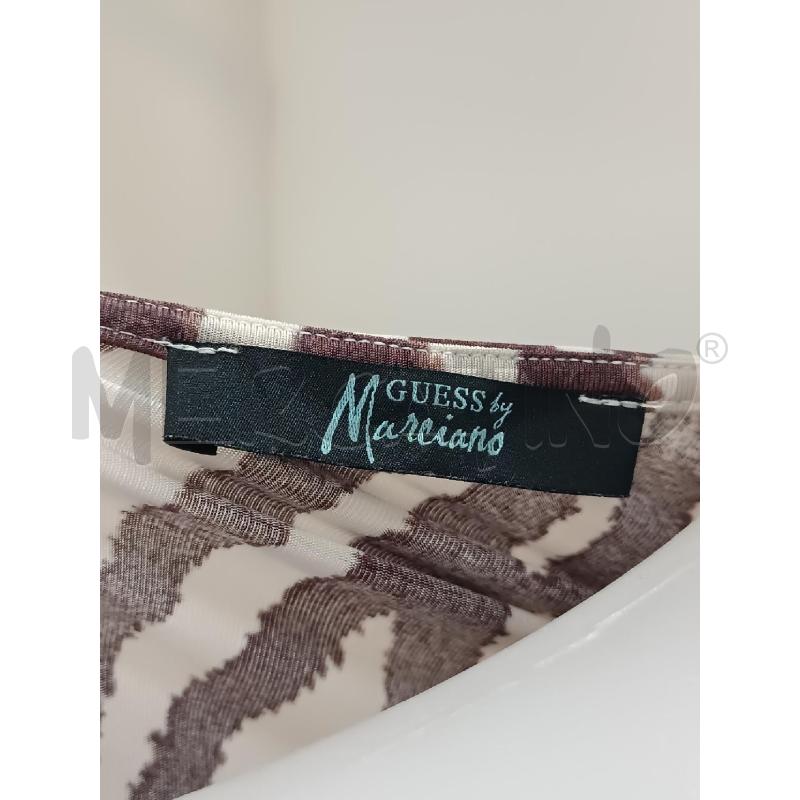 VESTITO DONNA GUESS BY MARCIANO ZEBRATO MAUVE BEIGE  | Mercatino dell'Usato Torino tenivelli 5