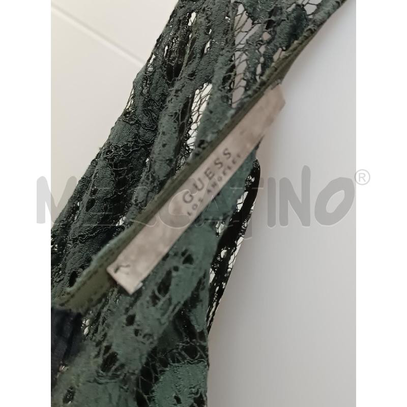 VESTITO DONNA GUESS PIZZO VERDONE | Mercatino dell'Usato Torino tenivelli 5