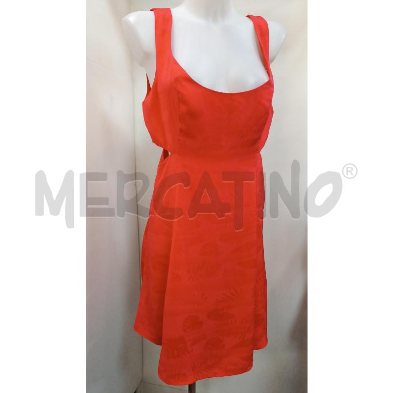 VESTITO DONNA GUESS ROSSO SMANICAT APERTO IN VITA  | Mercatino dell'Usato Torino tenivelli 1