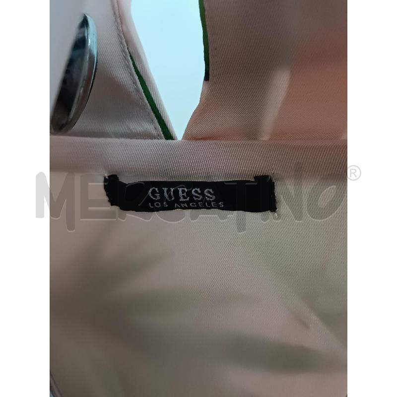 VESTITO DONNA GUESS SMANICATO ROSA FLOREALE VERDE  | Mercatino dell'Usato Torino tenivelli 5