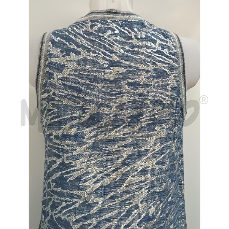 VESTITO DONNA JIJIL SMANICATO AZZURRO CARTA DA ZUCCHERO GRIGIO LUCCICANTE | Mercatino dell'Usato Torino tenivelli 4