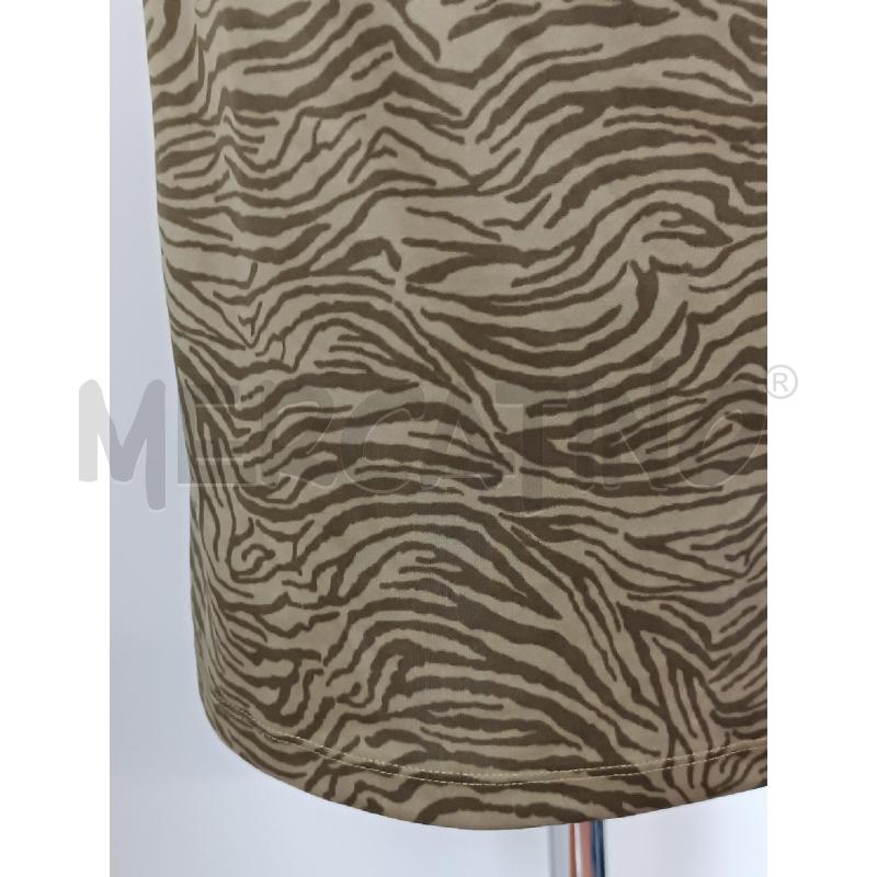 VESTITO DONNA KOOKAI BEIGE ZEBRATO SMANICATO  | Mercatino dell'Usato Torino tenivelli 3