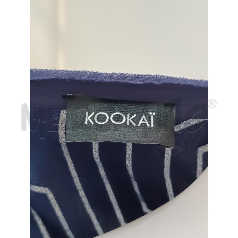 VESTITO DONNA KOOKAI BLUNOTTE 1/2 MANICA FANTASIA LINEE GEOMETRICHE  | Mercatino dell'Usato Torino tenivelli 4