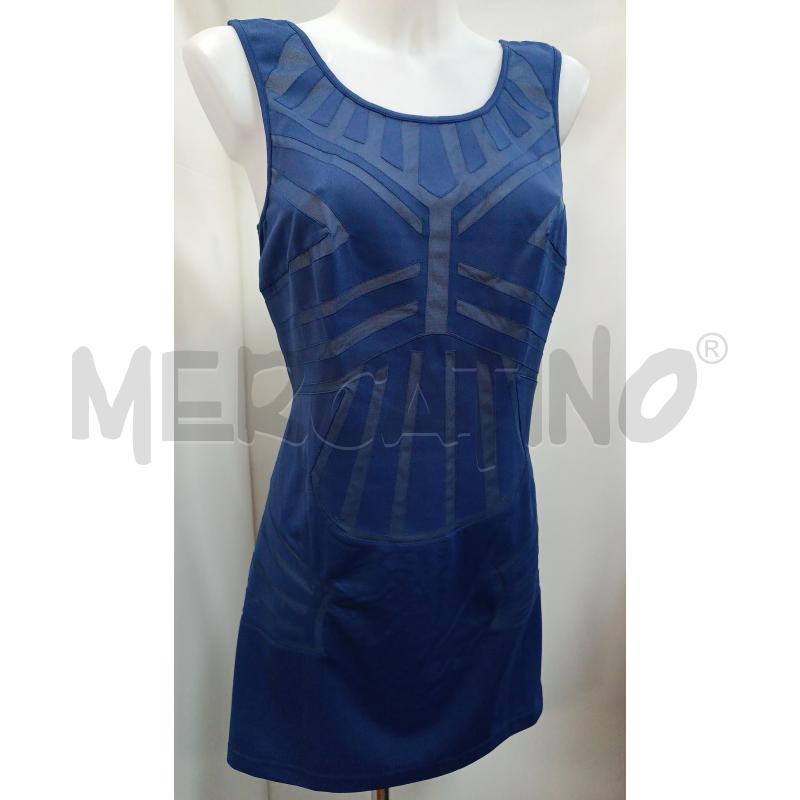 VESTITO DONNA LA PERLA BLU INSERTI TULE GEOMETRIA  | Mercatino dell'Usato Torino tenivelli 1