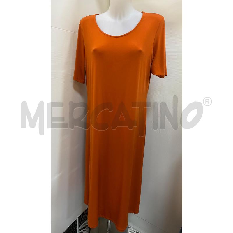 VESTITO DONNA LIUSA VIOLA ARANCIONE 1/2 MANICA  | Mercatino dell'Usato Torino tenivelli 1