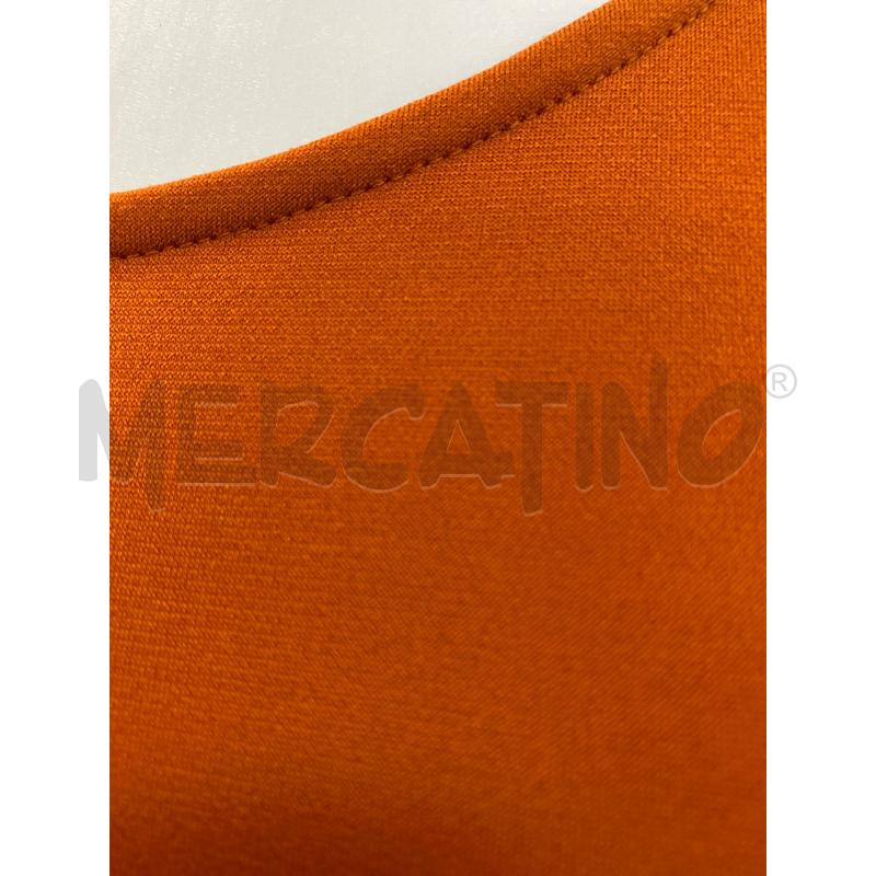 VESTITO DONNA LIUSA VIOLA ARANCIONE 1/2 MANICA  | Mercatino dell'Usato Torino tenivelli 4