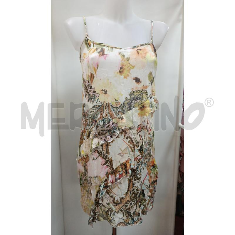 VESTITO DONNA LIU JO COPRICOSTUME FANTASIA VEGETALE E ARABESCHE BRETELLE  | Mercatino dell'Usato Torino tenivelli 1