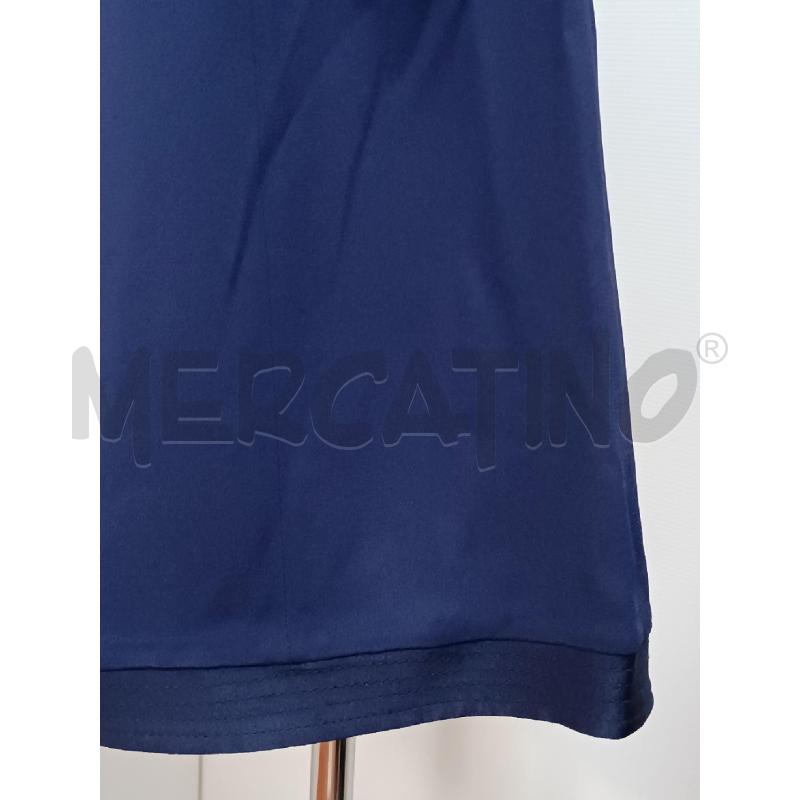 VESTITO DONNA LORETTA DI LORENZO SMANICATO BLUNOTTE | Mercatino dell'Usato Torino tenivelli 3
