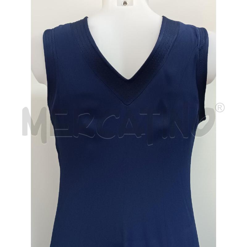 VESTITO DONNA LORETTA DI LORENZO SMANICATO BLUNOTTE | Mercatino dell'Usato Torino tenivelli 4