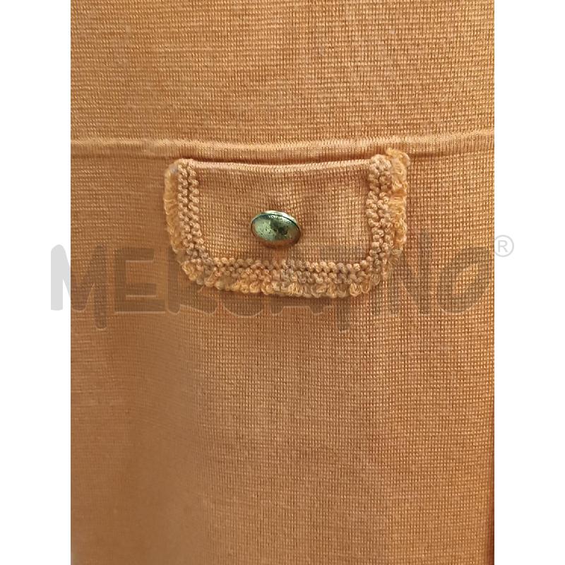 VESTITO DONNA LUISA SPAGNOLI ARANCIONE DI MAGLIA 100%LANA VERGINE | Mercatino dell'Usato Torino tenivelli 3
