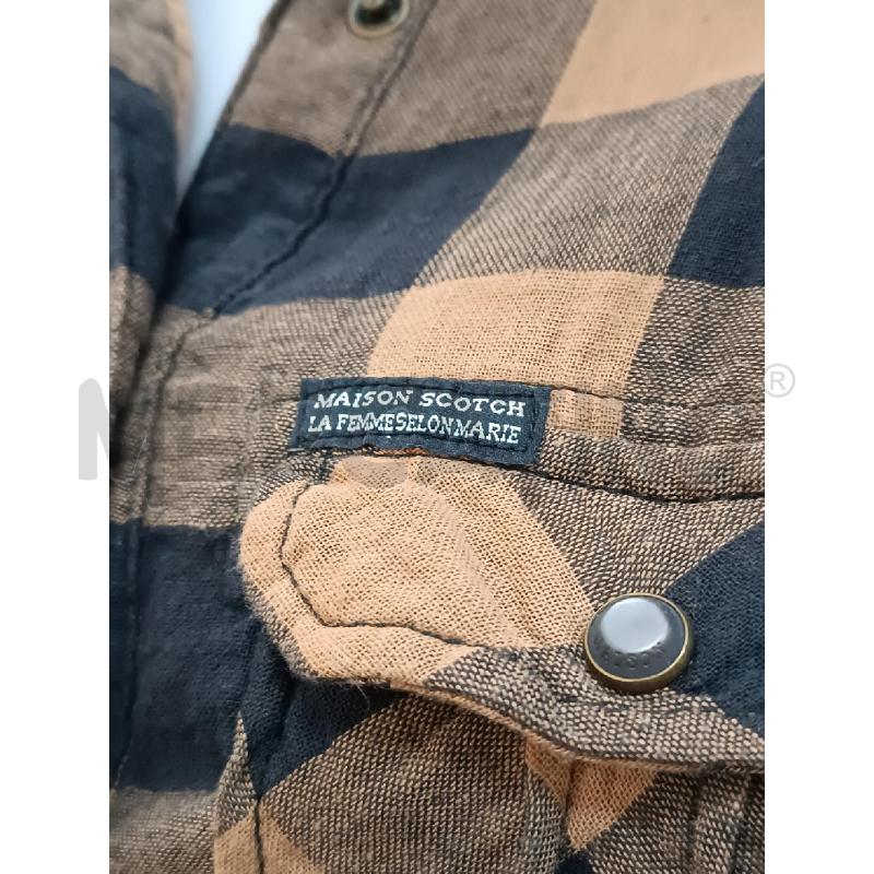 VESTITO DONNA MAISON SCOTCH QUADRETTI MARRONE NERO  | Mercatino dell'Usato Torino tenivelli 3