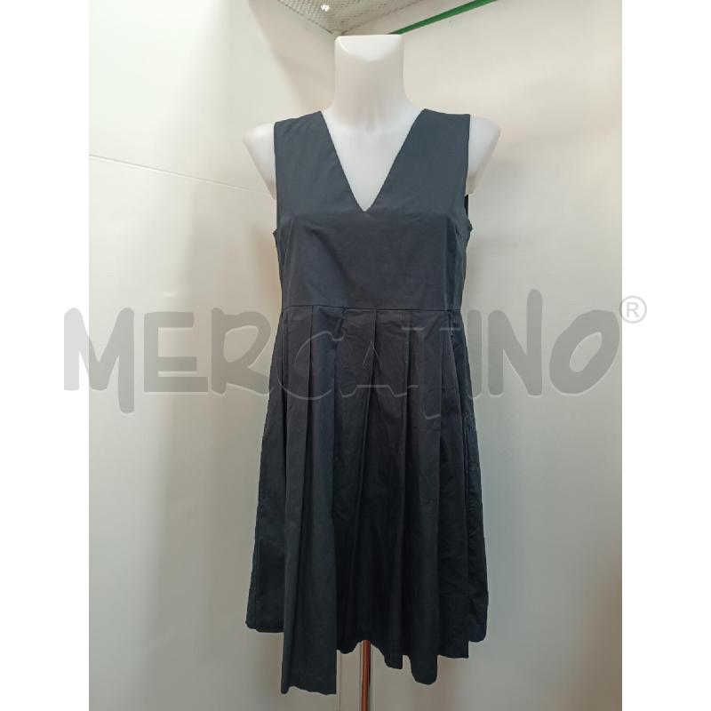 VESTITO DONNA MANILA GRACE NERO SMANICATO GONNA PLISSE | Mercatino dell'Usato Torino tenivelli 1