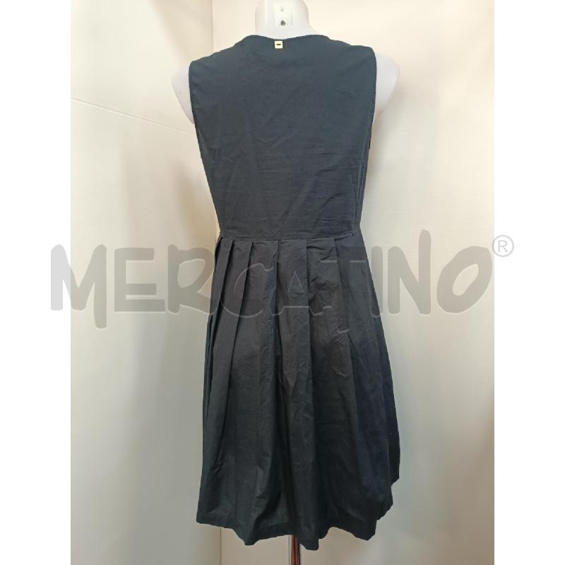 VESTITO DONNA MANILA GRACE NERO SMANICATO GONNA PLISSE | Mercatino dell'Usato Torino tenivelli 3