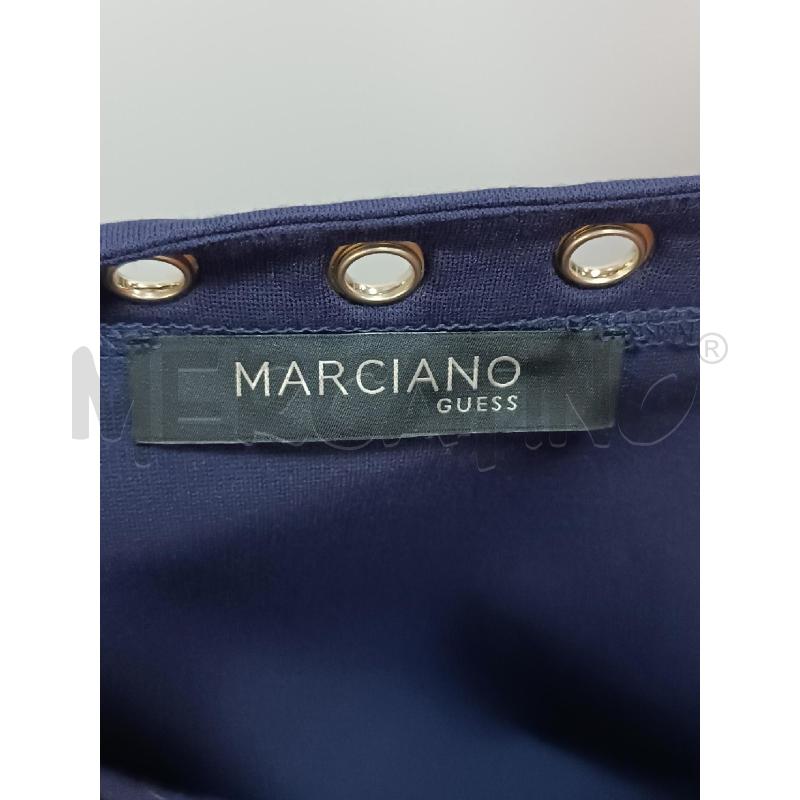VESTITO DONNA MARCIANO BLU CON BORCHIE SMANICATO SCOLLO V  | Mercatino dell'Usato Torino tenivelli 5