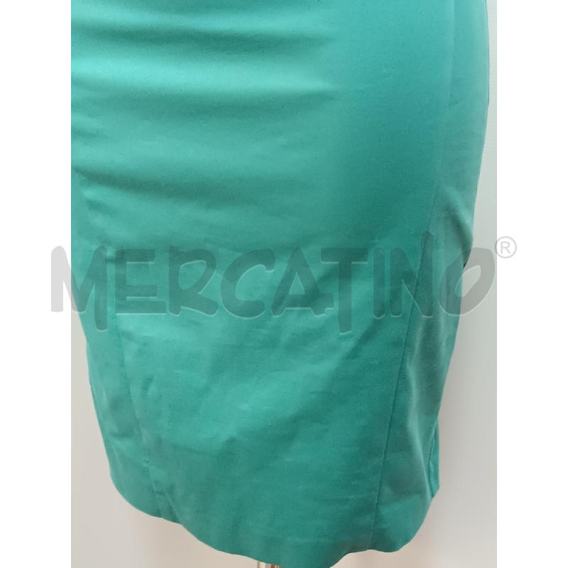 VESTITO DONNA MARCIANO GIESS AZZURRO SMANICATO CON COLLO GEMME  | Mercatino dell'Usato Torino tenivelli 3