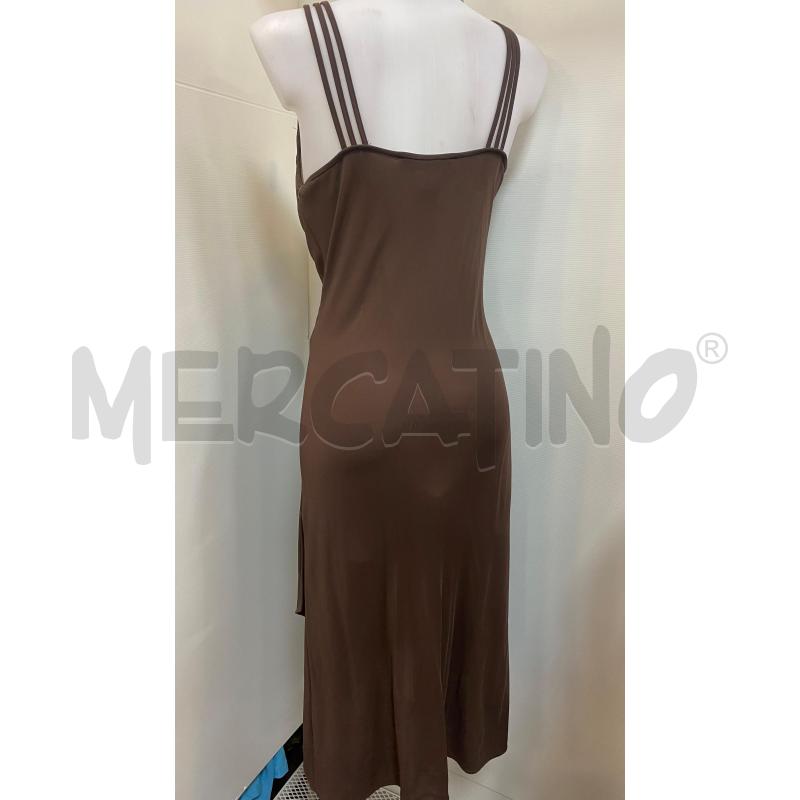 VESTITO DONNA MARELLA BRETELLE MARRONE  | Mercatino dell'Usato Torino tenivelli 4