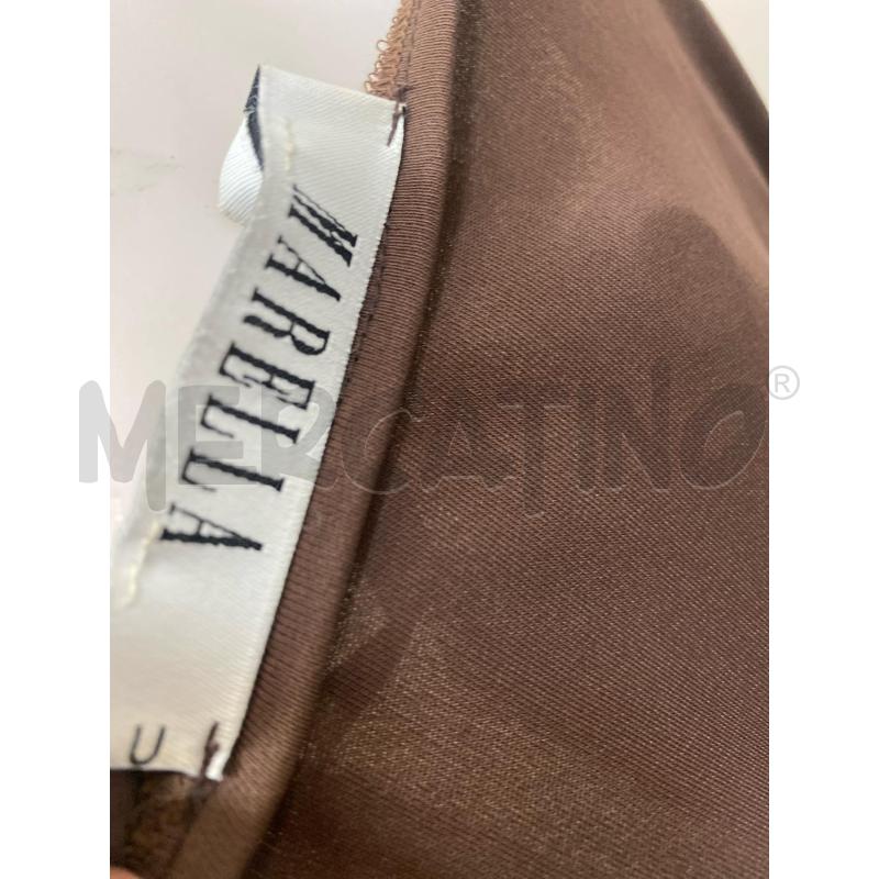 VESTITO DONNA MARELLA BRETELLE MARRONE  | Mercatino dell'Usato Torino tenivelli 5