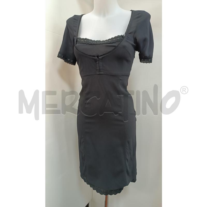 VESTITO DONNA MAX CO NERO 1/2MANICA BRD MACRAME  | Mercatino dell'Usato Torino tenivelli 1