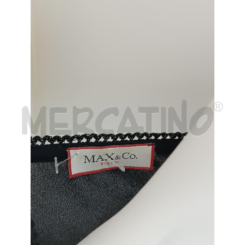 VESTITO DONNA MAX CO NERO 1/2MANICA BRD MACRAME  | Mercatino dell'Usato Torino tenivelli 4