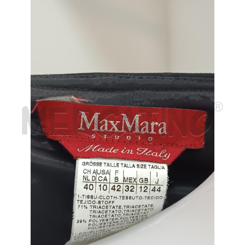 VESTITO DONNA MAX MARA NERO SMANICATO | Mercatino dell'Usato Torino tenivelli 4