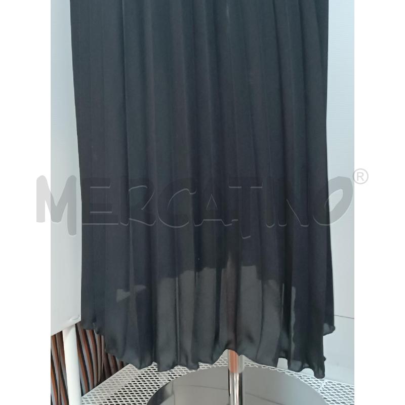 VESTITO DONNA MIMI MUA SMANICATO NERO PLISSE  | Mercatino dell'Usato Torino tenivelli 4
