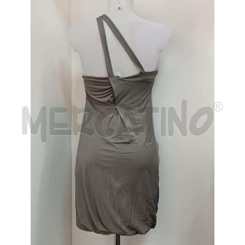 VESTITO DONNA MINI PINKO GRIGIO BRETELLE | Mercatino dell'Usato Torino tenivelli 2