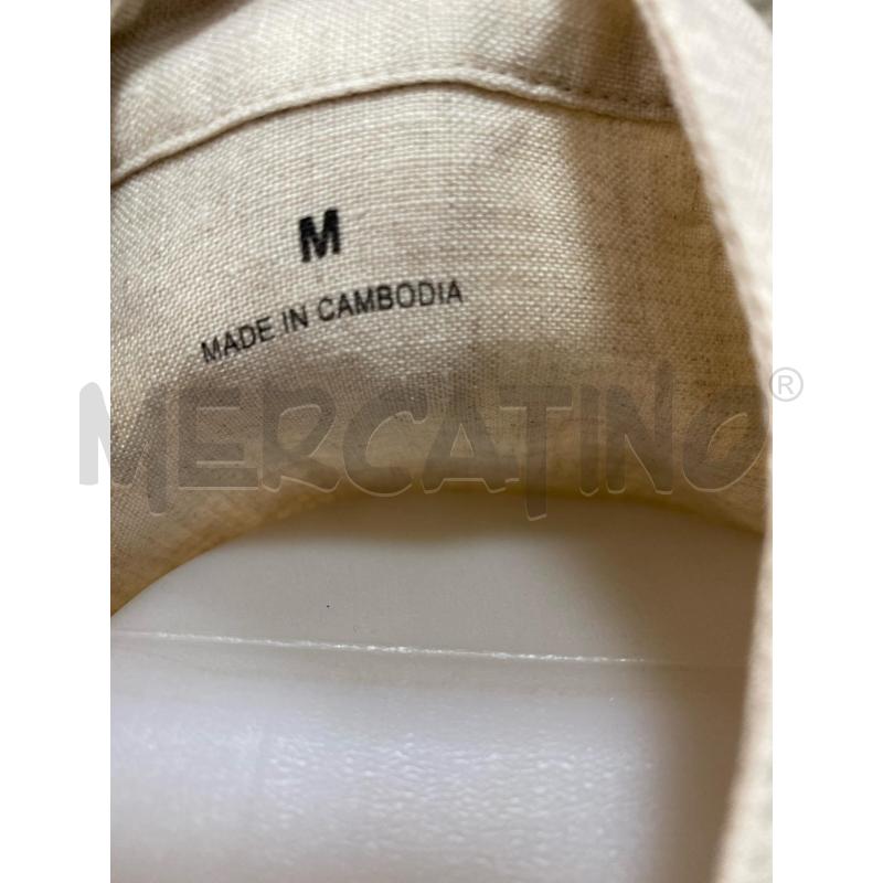 VESTITO DONNA MUJI LINO BEIGE CAMICIONE | Mercatino dell'Usato Torino tenivelli 4