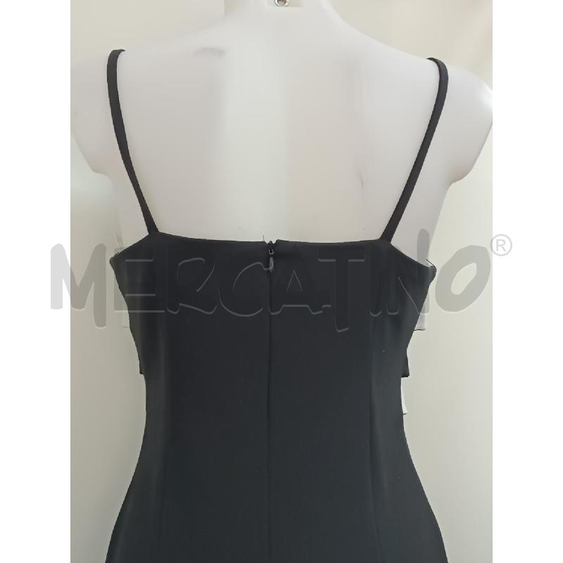 VESTITO DONNA NEMO BRETELLE INCROCCI BIANCO NERO DAVANTI  | Mercatino dell'Usato Torino tenivelli 4