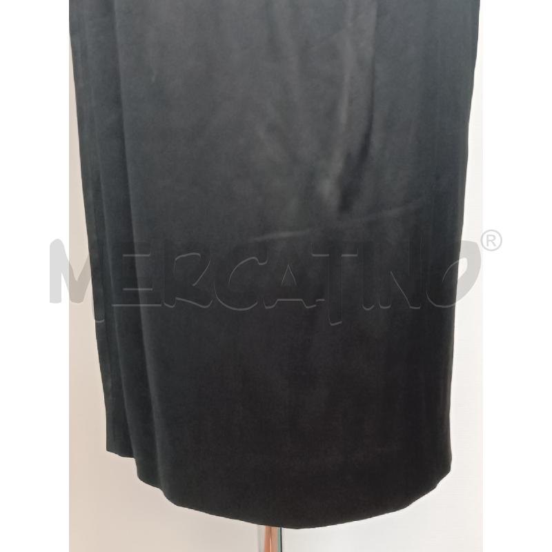 VESTITO DONNA NERO SATINATO BRETELLE TOP TULE  | Mercatino dell'Usato Torino tenivelli 4