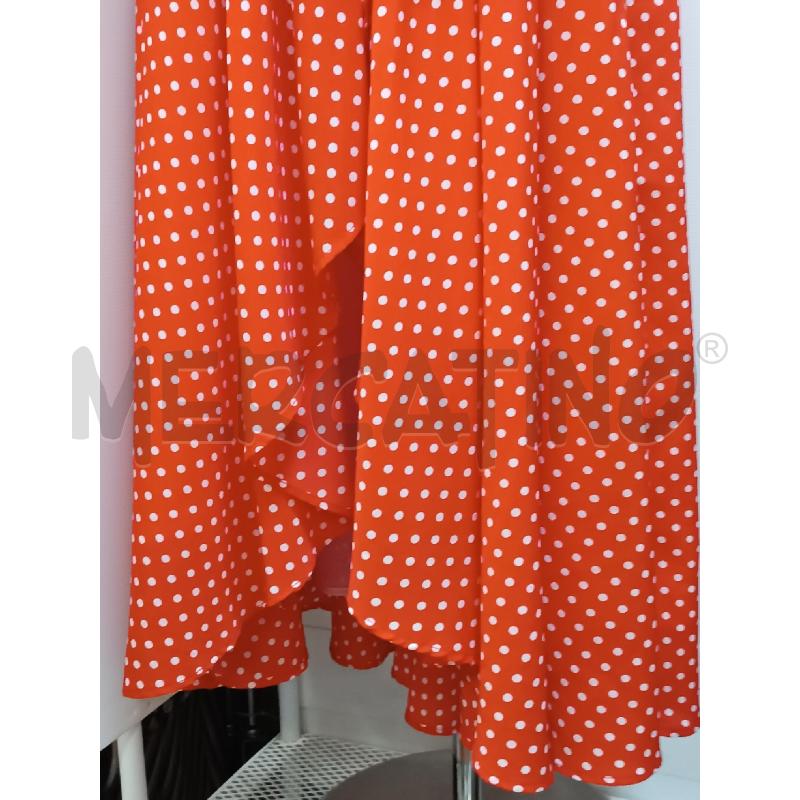 VESTITO DONNA NOSECRETS ROSSO POIS BIANCHI MANICA VOLLANT | Mercatino dell'Usato Torino tenivelli 3