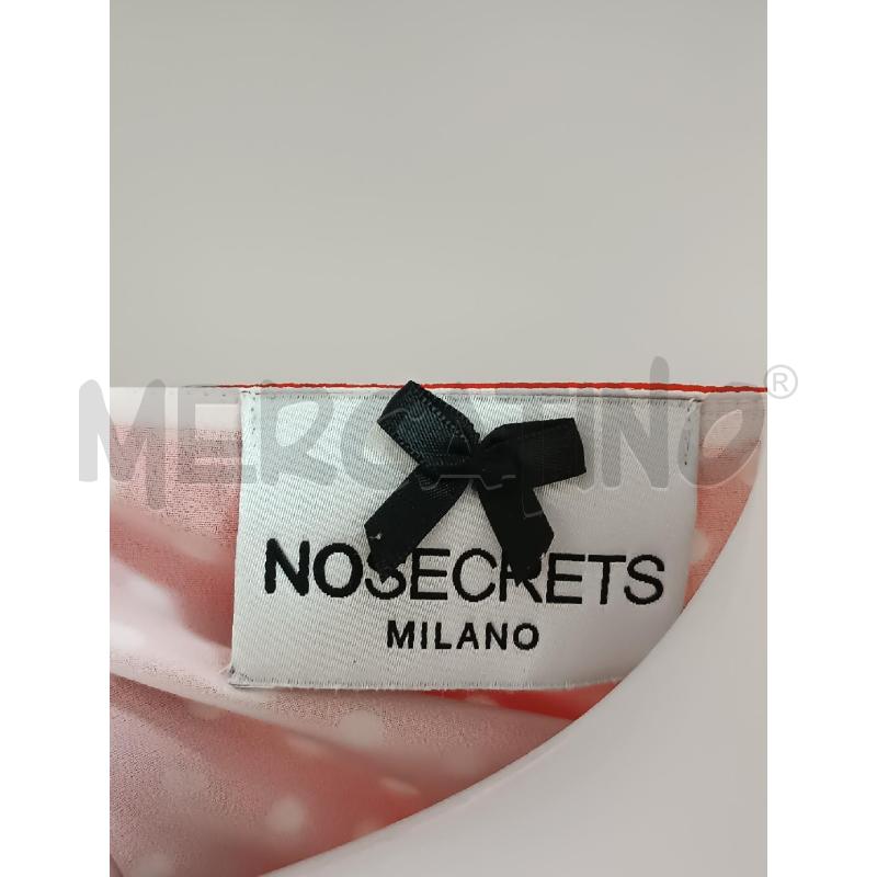 VESTITO DONNA NOSECRETS ROSSO POIS BIANCHI MANICA VOLLANT | Mercatino dell'Usato Torino tenivelli 5