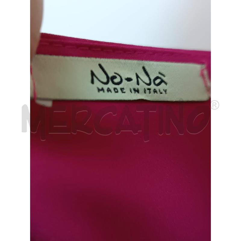 VESTITO DONNA NO NA ROSA FUCSIA BRETELLE NERE  | Mercatino dell'Usato Torino tenivelli 5