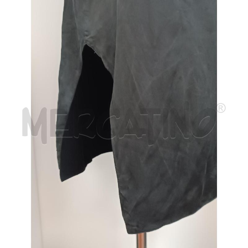 VESTITO DONNA NO NU NERO SMANICATO SPACCO DAVANTI LATERALE  | Mercatino dell'Usato Torino tenivelli 3