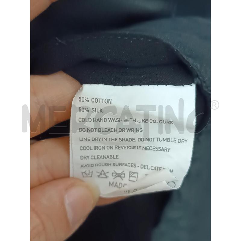 VESTITO DONNA NO NU NERO SMANICATO SPACCO DAVANTI LATERALE  | Mercatino dell'Usato Torino tenivelli 4