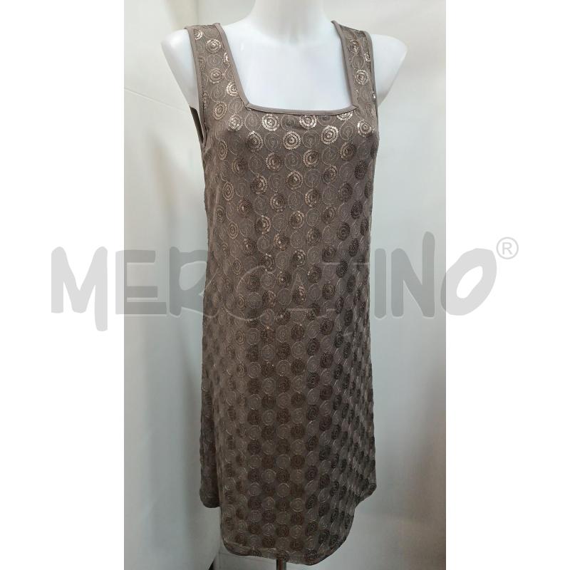 VESTITO DONNA OLTRE PIZZO MARRONE SMANICATO  | Mercatino dell'Usato Torino tenivelli 1