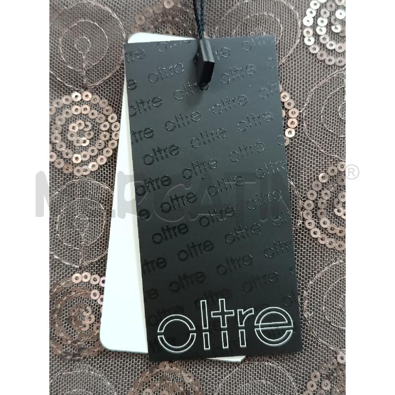VESTITO DONNA OLTRE PIZZO MARRONE SMANICATO  | Mercatino dell'Usato Torino tenivelli 5