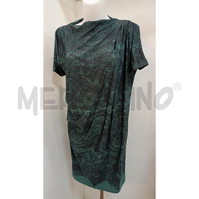 VESTITO DONNA OPERA FANTASIA VERDE NERA | Mercatino dell'Usato Torino tenivelli 1