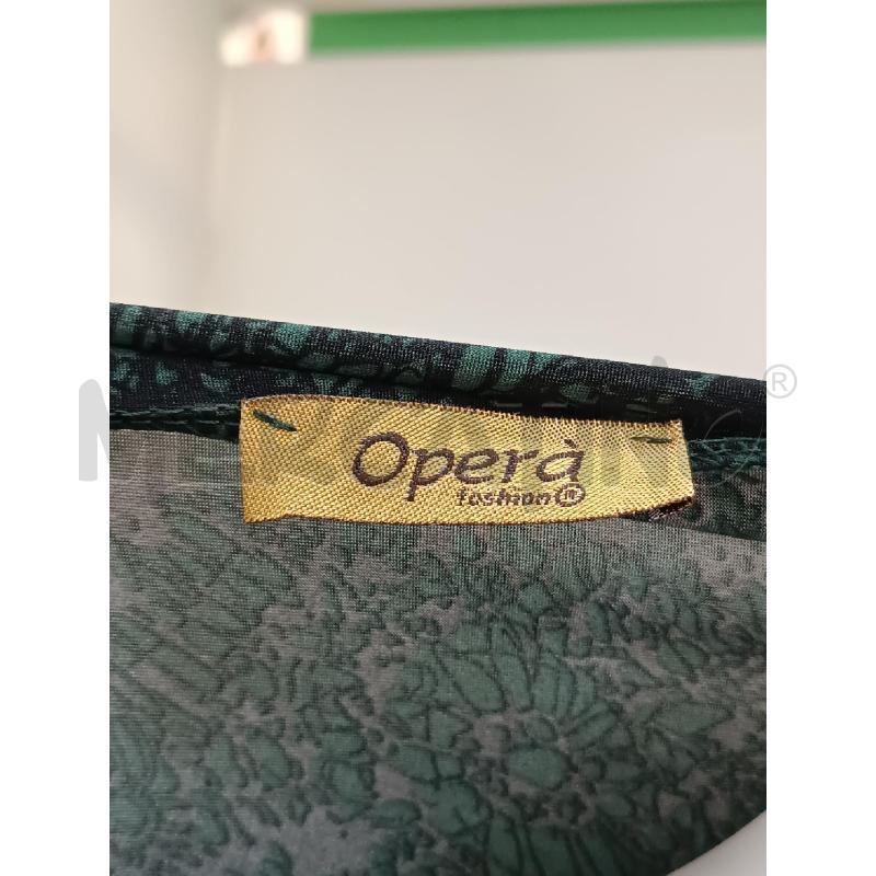 VESTITO DONNA OPERA FANTASIA VERDE NERA | Mercatino dell'Usato Torino tenivelli 4